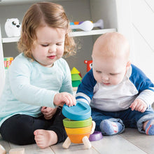Load image into Gallery viewer, PlanToys Stacking Rocket